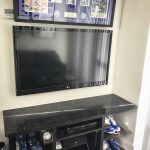 TV Audio Base Display Cabinet with Quartz