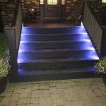 Exterior Trex Steps and LED Lighting
